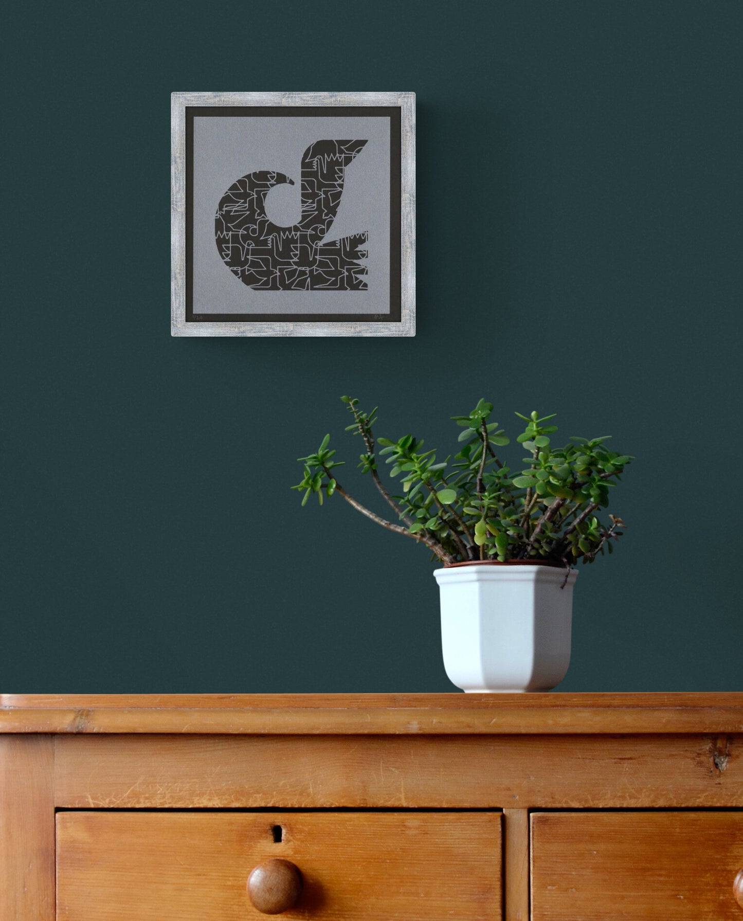 Blackbird Framed Screen Print