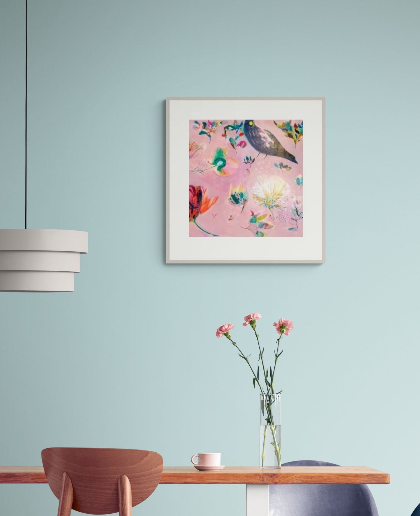 Peony Garden Framed Giclée Print