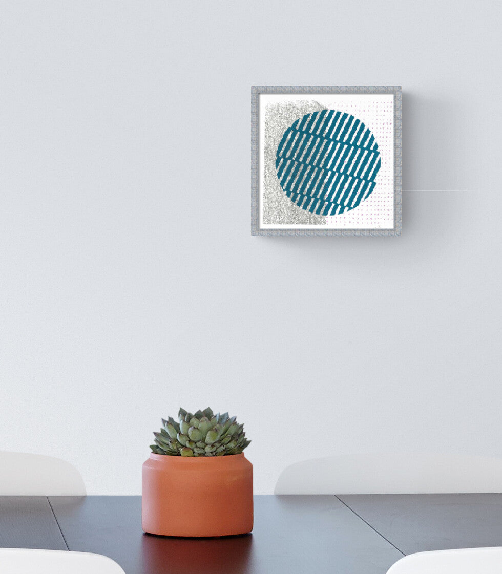 Geo Sphere Framed Screen Print