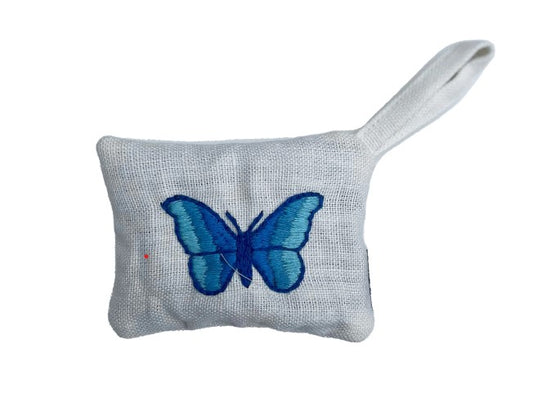 Blue Butterfly Lavender Bag