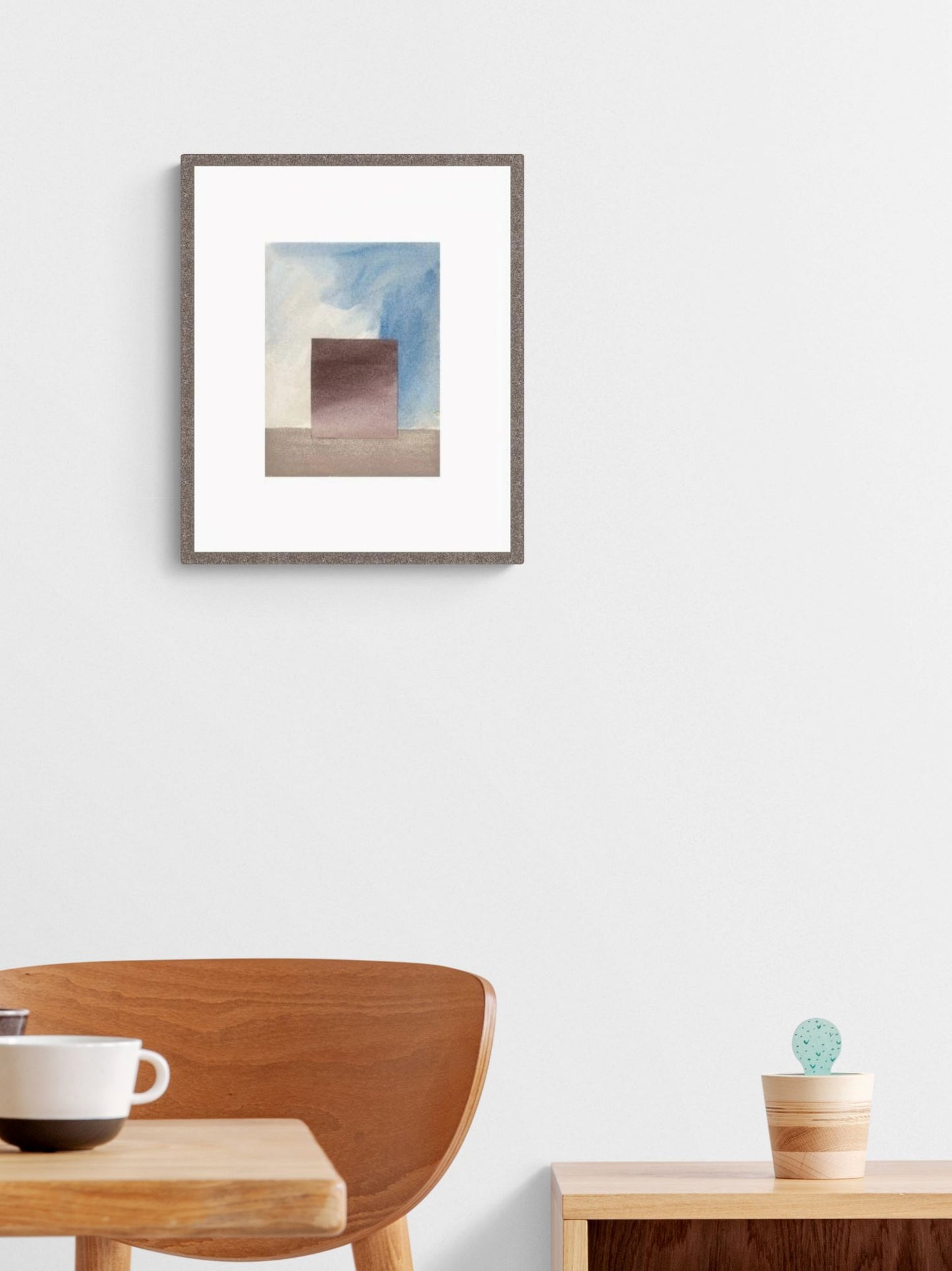 Standing Form in Landscape Framed Limited Edition Giclée Print